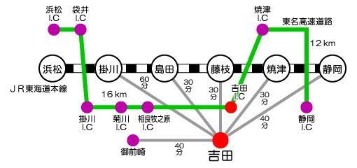 交通アクセスマップ