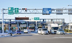 東名高速、吉田インターの画像