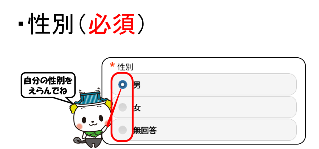 性別