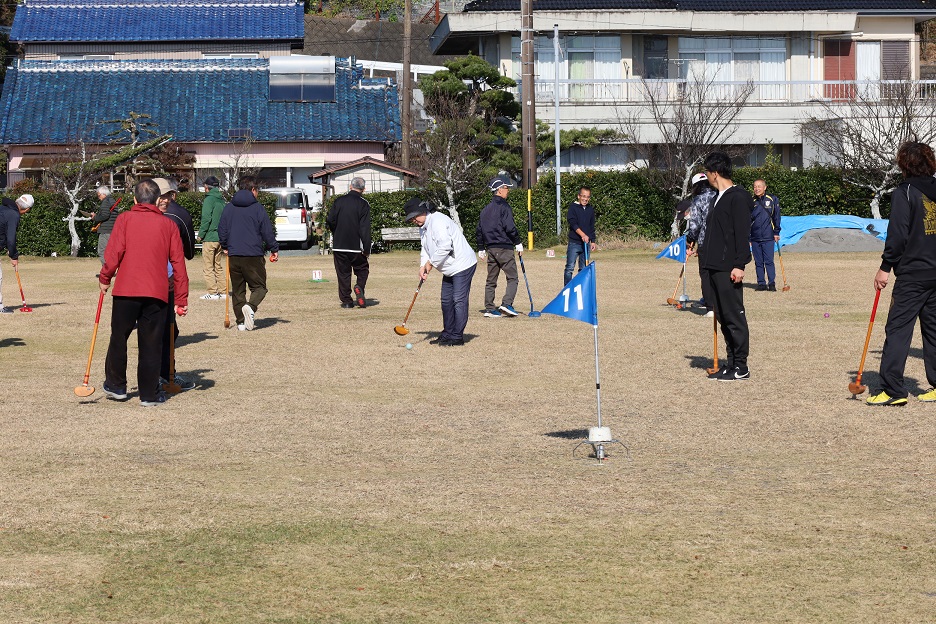 自治会連合会グラウンドゴルフ大会写真