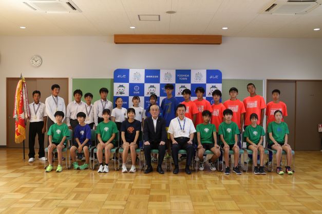 吉田中学校生徒静岡吉田AC選手